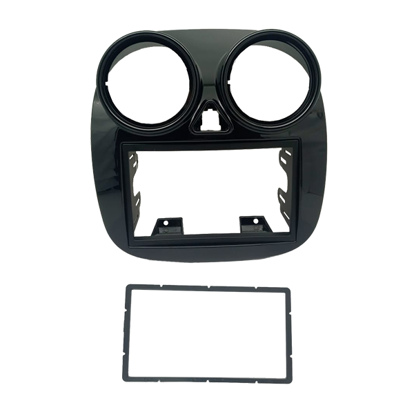 MOLDURA 7" FIAT NOVO PALIO ATTRACTIVE 2012/2017 E GRAND SIENA 2021 BLACK PIANO FIAMON