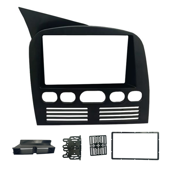 MOLDURA 7" FIAT PALIO/ SIENA/ STRADA/ WEEKEND G1 1996/2003 PRETA