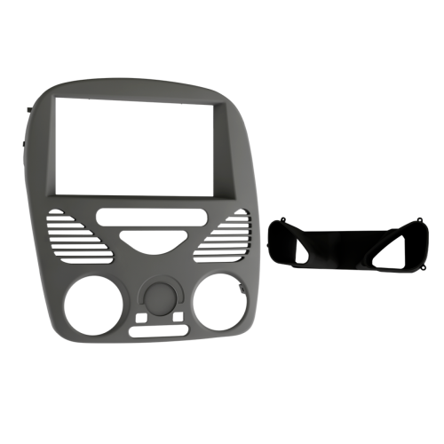 MOLDURA 7" FIAT PALIO/ SIENA/ STRADA/ WEEKEND G2 2002/2014 SEM AR CINZA FIAMON
