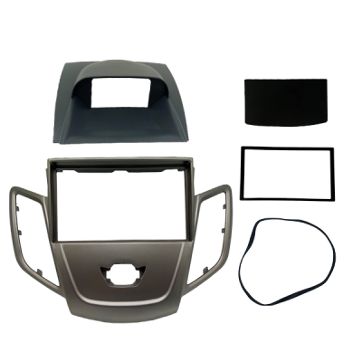 MOLDURA 7" FORD NEW FIESTA FABRICADO NO BRASIL 2014 / 2019 PRATA FIAMON