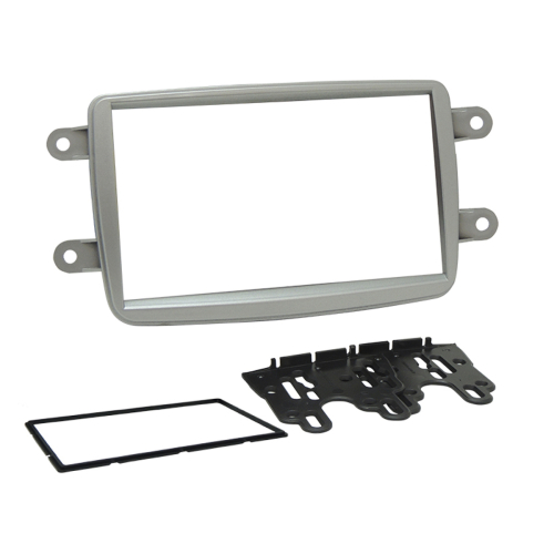 MOLDURA 7" RENAULT KWID/CAPTUR/ DUSTER/SANDERO/LOGAN PRATA FIAMON