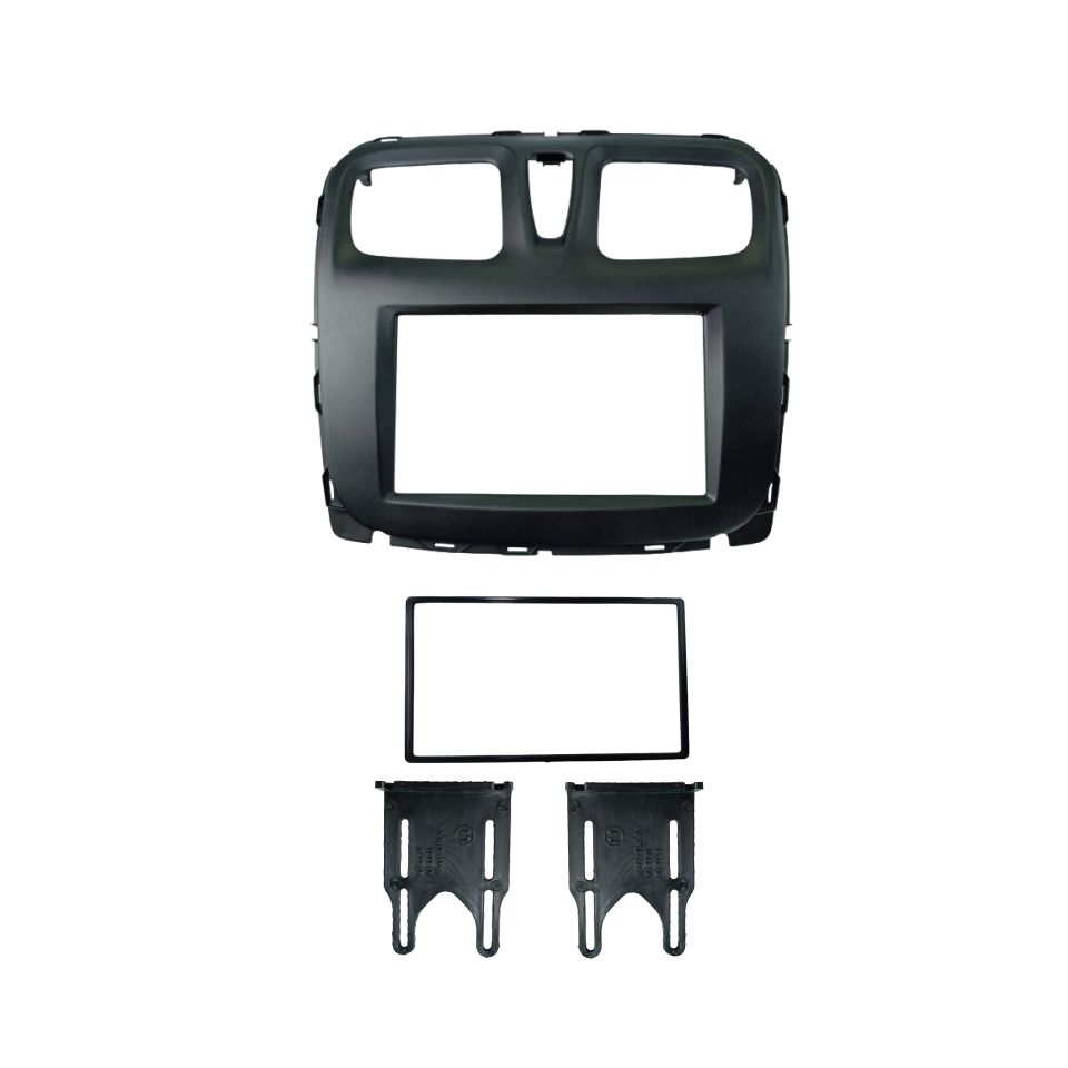 MOLDURA 7" RENAULT SANDERO LOGAN 2015 EM DIANTE PRETO CHINES/JAPONES