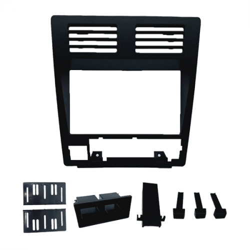 MOLDURA 7" VOLKSWAGEN GOL QUADRADO, VOYAGE E PARATI CL 1988/1996 SAVEIRO CL 1990/1997 PRETA FIAMON