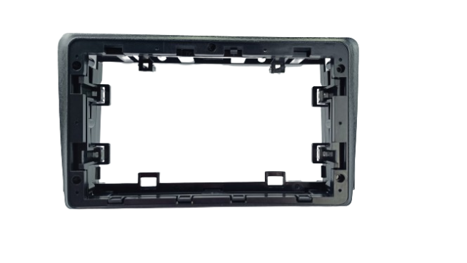 MOLDURA 9" CHEVROLET CAPTIVA 2006 / 2014 SOBREPOR PRETO FOSCO AIKON