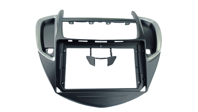 MOLDURA 9" CHEVROLET CRUZE LT 2012 / 2015 PRETO FOSCO AIKON