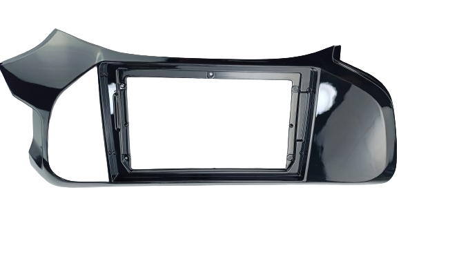 MOLDURA 9" CHEVROLET ONIX 2012 / 2019 BLACK PIANO AIKON