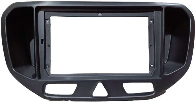 MOLDURA 9" CHEVROLET SPIN 2013 / 2018 PRETO FOSCO AIKON