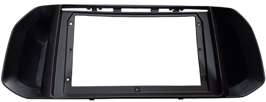 MOLDURA 9" CHEVROLET SPIN 2019 / 2023 PRETO FOSCO AIKON