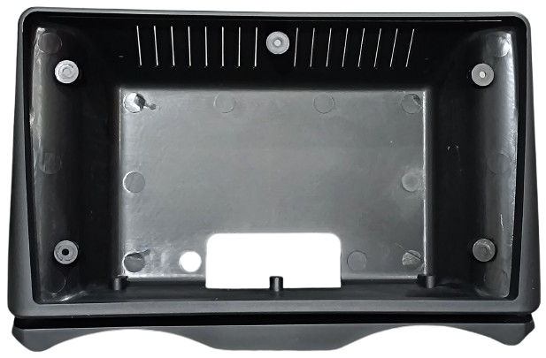 MOLDURA 9" CITROEN C3 2007 / 2012 CINZA AIKON