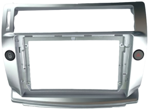 MOLDURA 9" CITROEN C4 PALLAS 2008 / 2016 PRATA AIKON