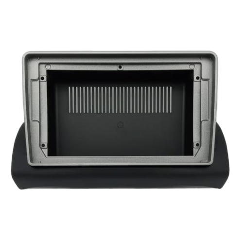 MOLDURA 9" FIAT ARGO / CRONOS 2017 2021 PRETO COM FILETE GRAFITE