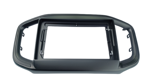 MOLDURA 9" FIAT STRADA 2021> FIORINO E PEUGEOT PARTNER RAPID 2022> PRETO FOSCO AIKON