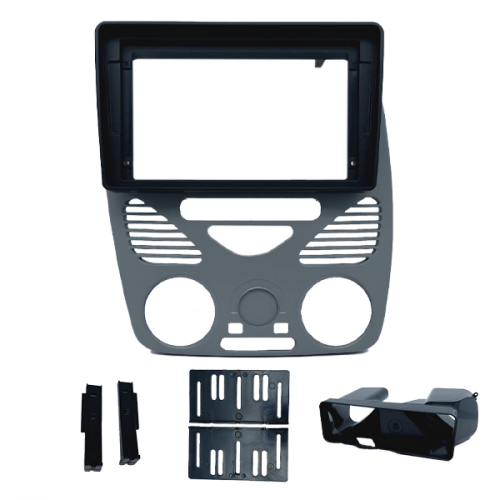 MOLDURA 9" FLUTUANTE FIAT PALIO/ SIENA/ STRADA/ WEEKEND G2 2002/2014 SEM AR PRETA FIAMON