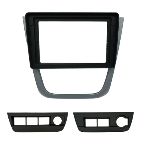 MOLDURA 9" FLUTUANTE VW GOL G5 RALLYE E SAVEIRO CROSS GRAFITE