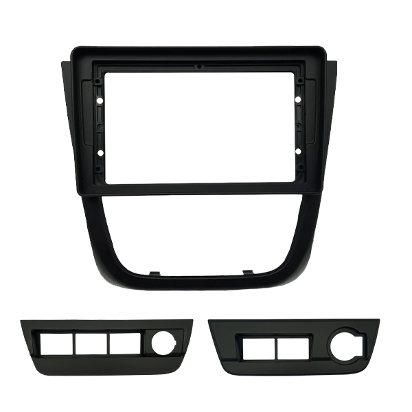MOLDURA 9" FLUTUANTE VW GOL G5 RALLYE E SAVEIRO CROSS PRETA