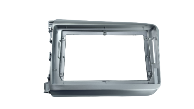 MOLDURA 9" HONDA CIVIC 2012 / 2014 CINZA AIKON