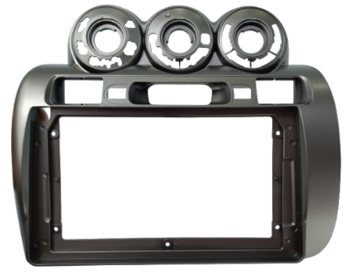 MOLDURA 9" HONDA FIT 2003 / 2008 GRAFITE AIKON