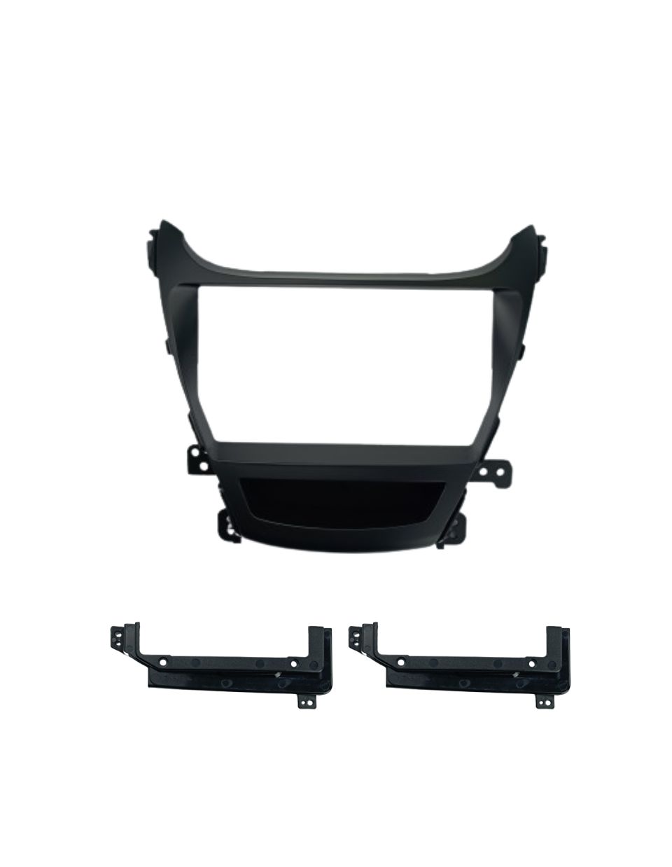 MOLDURA 9" HYUNDAI ELANTRA 2015/2017 PRETO FOSCO AIKON