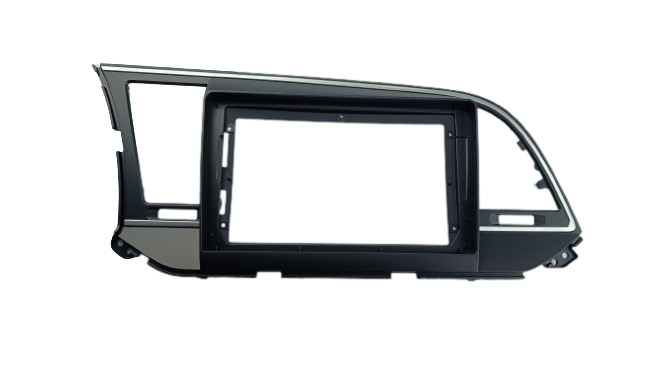 MOLDURA 9" HYUNDAI ELANTRA 2017/2018 PRETO FOSCO AIKON