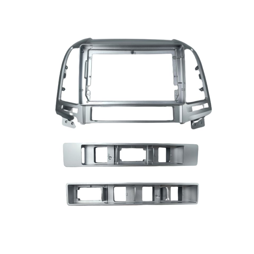MOLDURA 9" HYUNDAI SANTA FE 2005/2013 3/4 PRATA AIKON