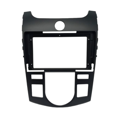 MOLDURA 9" KIA CERATO 2010/2012 AR DIGITAL PRETA FIAMON