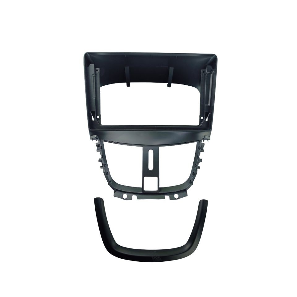 MOLDURA 9" PEUGEOT 2008 208 2021 / 2022 BLACK PIANO AIKON