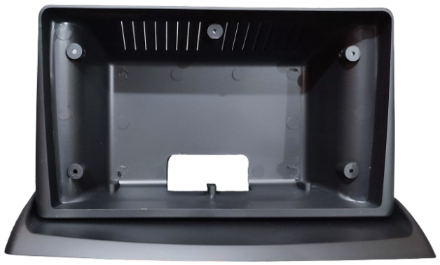 MOLDURA 9" RENAULT CLIO 2008 / 2016 PRETO FOSCO AIKON