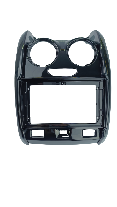 MOLDURA 9" RENAULT DUSTER / OROCH 2015 / 2019 BLACK PIANO AIKON