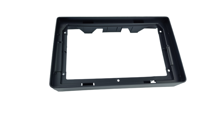 MOLDURA 9" RENAULT DUSTER / OROCH 2015 / 2019 DE SOBREPOR PRETO FOSCO AIKON