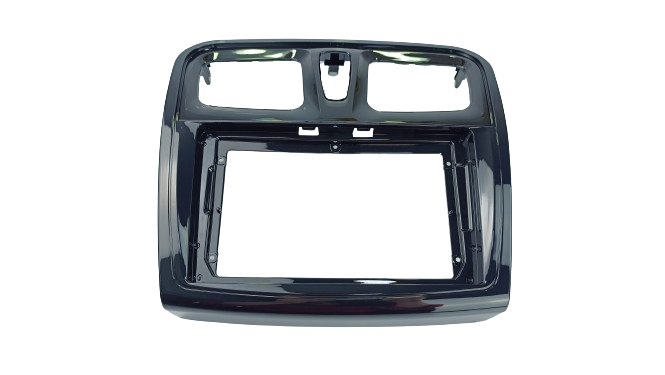 MOLDURA 9" RENAULT LOGAN 2013 / 2022 SANDERO BLACK PIANO AIKON