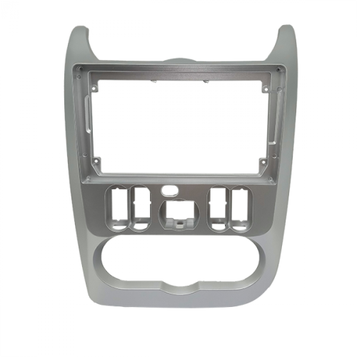 MOLDURA 9" RENAULT SANDERO 2007/2010 PRATA FIAMON
