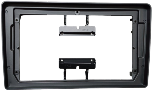 MOLDURA 9" TOYOTA ETIOS 2012/2021 MODELO DE SOBREPOR PRETO FOSCO AIKON