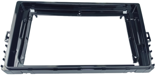 MOLDURA 9" VW POLO-VIRTUS-T-CROSS 2017 - 2022 BLACK PIANO AIKON