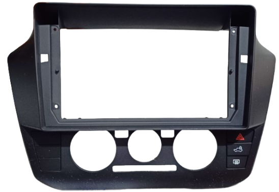 MOLDURA 9" VW UP 2017 / 2021 PRETO FOSCO AIKON