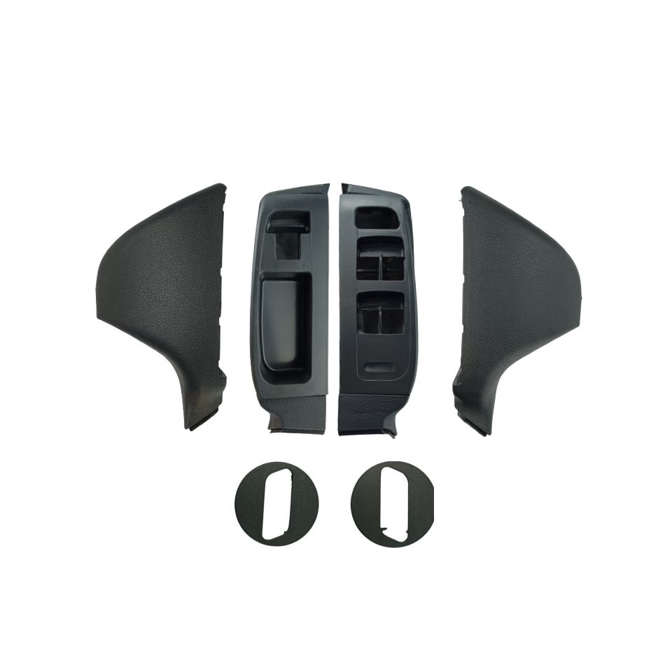 MOLDURA FOX QUADRUPLA 2010 EM DIANTE GRAFITE C/ LOOK DOOR C/ TRAVA CRIANÇA