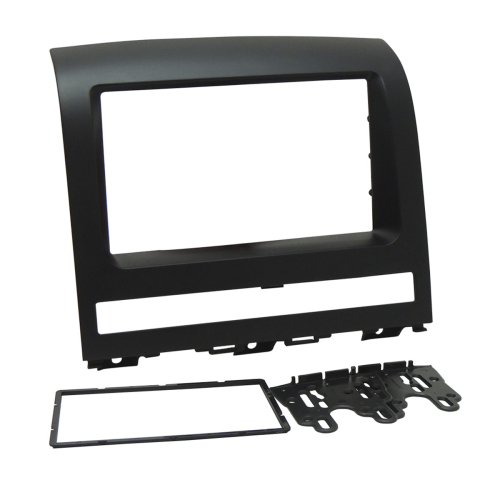 MOLDURA PAINEL 2 DIN FIAT PALIO STRADA WEEKEND ADVENTURE 12 PRETO FIAMON