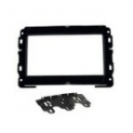 MOLDURA PAINEL 2 DIN FIAT TORO MOBI UNO PRETA