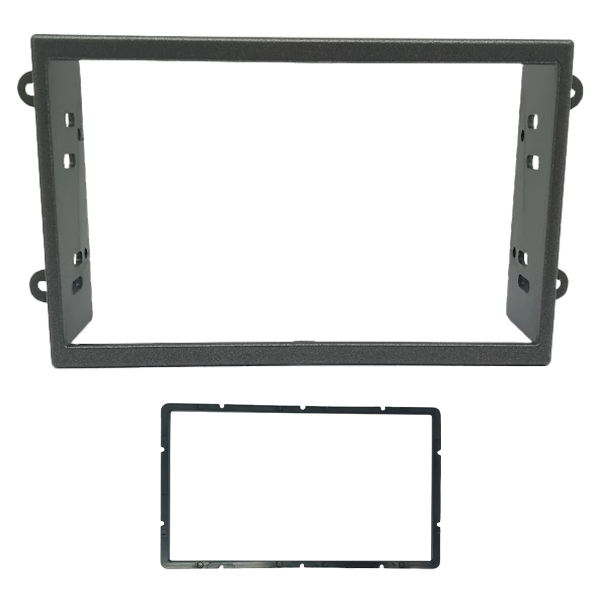 MOLDURA PAINEL 2 DIN GM ONIX/COBALT/SPIN GRAFITE ENCAIXE SOB MEDIDA FACIL INSTALACAO