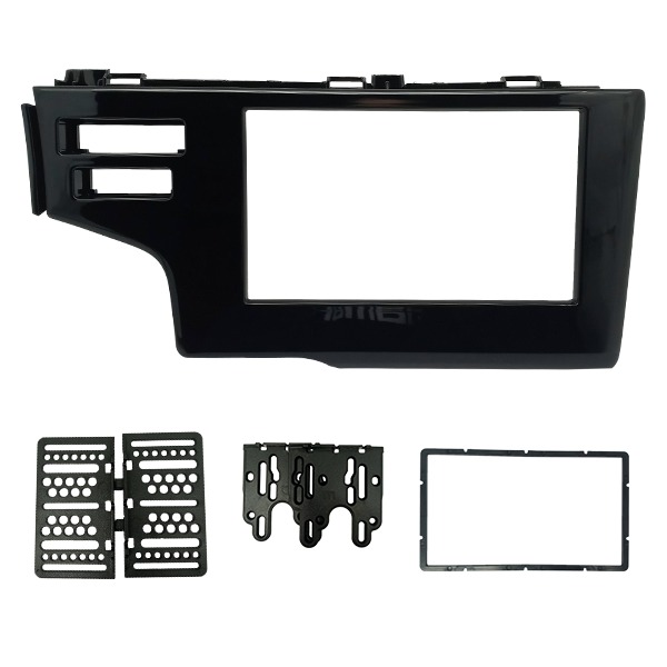 MOLDURA PAINEL 2 DIN HONDA FIT 2015/2018 COM BOTAO AIR BAG