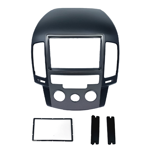 MOLDURA PAINEL 2 DIN HYUNDAI I30 2009/2012 AR ANALOGICO FIAMON
