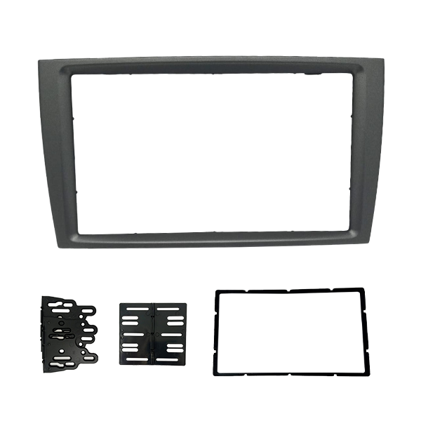 MOLDURA PAINEL 2 DIN PEUGEOT 308 / 408 GRAFITE ORIGINAL