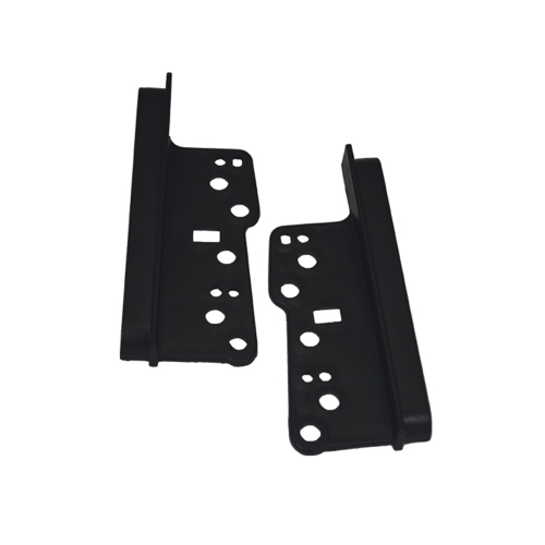 MOLDURA PAINEL 2 DIN TOYOTA COROLLA 2003 A 2007 HILUX 05/11 PRADO TODOS PRETO LATERAIS