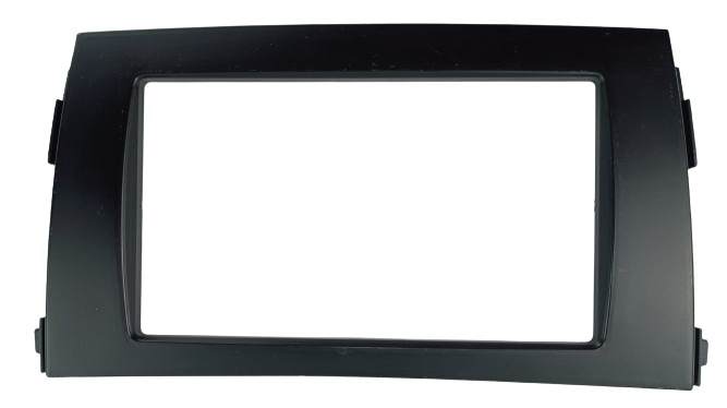 MOLDURA PAINEL 2 DIN TOYOTA COROLLA PRETA