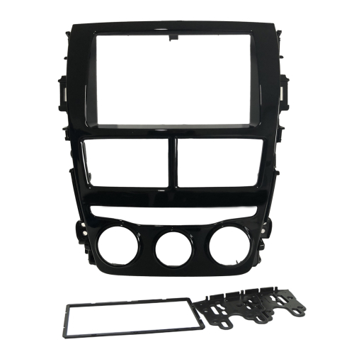 MOLDURA PAINEL 2 DIN TOYOTA YARIS 2018/2019 BLACK PIANO