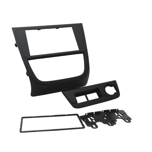 MOLDURA PAINEL 2 DIN VW GOL/SAVEIRO G5 CROSS PRETA FIAMON