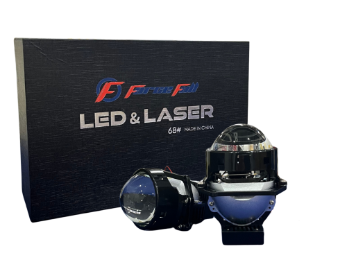 PROJETOR BILED 3" 24V FAROL BAIXO 50W FAROL ALTO 60W FORCE FULL