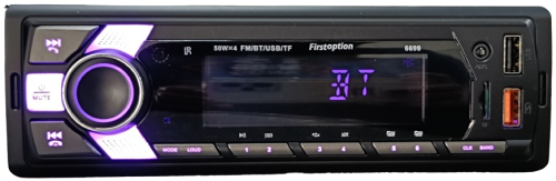 RADIO FIRST 2 USB/CARTAO/FM/BT/4 CANAIS 50W