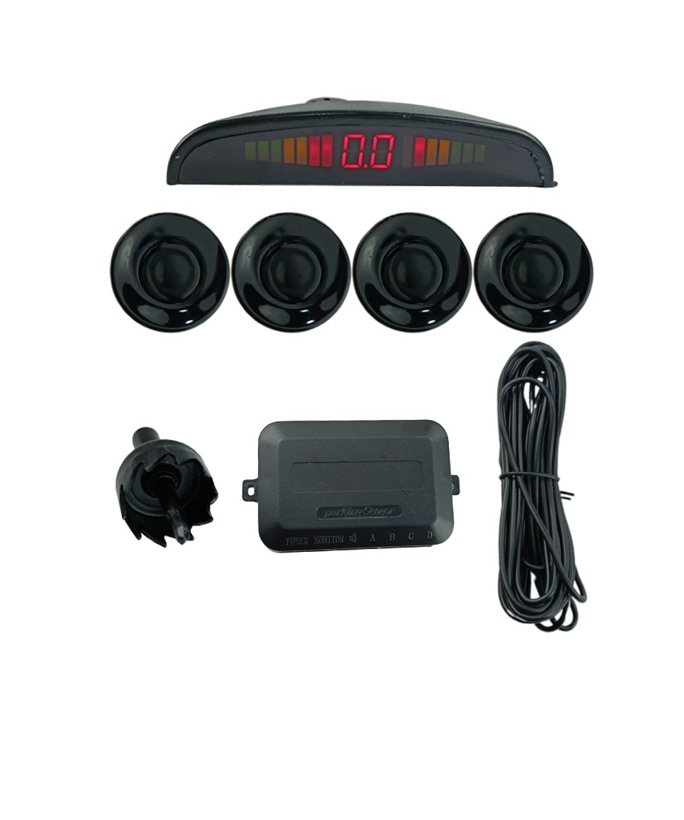 SENSOR DE ESTACIONAMENTO VX GROUP PRETO 22 MM 4 PONTOS