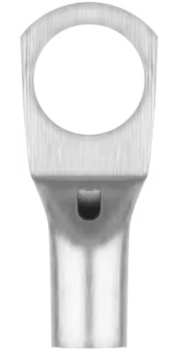 TERMINAL DE COMPRESSÃO 16 MM PRATA FURO 8 MM PCT C/ 10 UNIDADES PERMAK